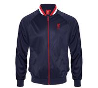 Liverpool FC Mens Navy Stripe Collar 3XL