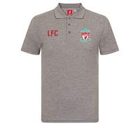Liverpool FC Mens Polo Shirt Crest Official Football Gift