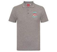 Liverpool FC Mens Polo Shirt Crest Official Football Gift