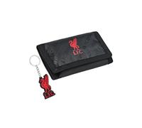 Liverpool F.C. Sports Fan Trifold Wallet Accessories Set with Card Slots & Coin Pocket, Supporters' Gear - Football Gifts for Boys
