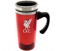 Liverpool Fc Official Aluminium Travel Mug Red (One Size)