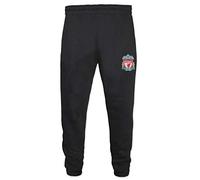 Liverpool FC Official Boys Slim Fit Fleece Joggers Jog Pants Black 6-7 Yrs