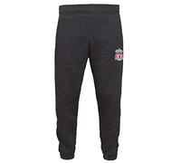 Liverpool FC Official Boys Slim Fit Fleece Joggers Jog Pants Grey 8-9 Years