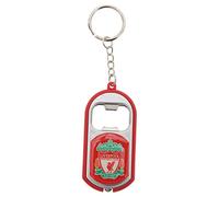 Liverpool FC Official Football Crest Bottle Opener Keyring With Torch (One Size) (Red)