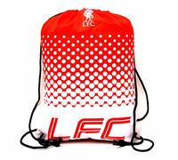 Liverpool FC Official Football Crest Design Fade Gym Bag (One Size) (Red/White)