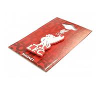 Liverpool FC Official Football Crest Fridge Magnet (One Size) (Red/White)