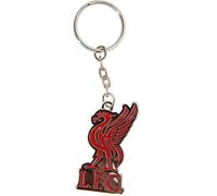 Liverpool FC Official Football Crest Keyring (One Size) (Silver/Red)