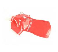Liverpool FC Official Football Flat Sports Water Bottle (350ml) (One Size) (Red/White)
