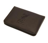 Liverpool FC Official Football Gift Embossed Crest Leather Travel Wallet