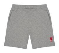 Liverpool FC Official Football Gift Mens Fleece Jogger Shorts Grey XL
