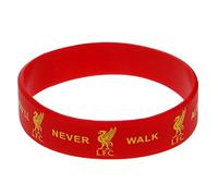 Liverpool FC Official Football Silicone Wristband (One Size) (Red)