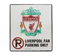 Liverpool FC Official No Parking Metal Sign (One Size) (White)