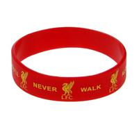 Liverpool Fc Official Silicone Wristband Red (One Size)