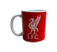 Liverpool FC Official YNWA Team Slogan Ceramic Coffee Mug, 11oz, with Team Logo, Football Club Supporter Fan Gift