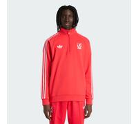 Adidas Liverpool Fc Originals Half Zip Sweatshirt Red S Man