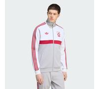 adidas Men's OG Liverpool Long-Sleeve Funnel-Neck Tracksuit Top L White