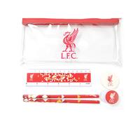 Liverpool FC Particle Clear Pencil Case Stationery Set