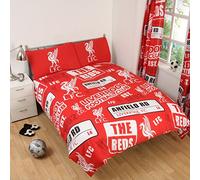 Liverpool FC Patch Double Duvet Cover and Pillowcase Set
