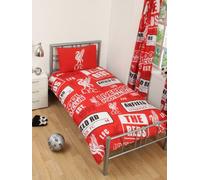Liverpool Fc Patch Single Duvet Cover And Pillowcase Set