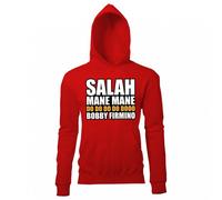 Liverpool FC Personalised Salah Mane Mane Hoody in Red | Size: Small Liverpool FC Red S