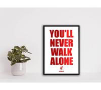 Liverpool FC Print - You'll Never Walk Alone Red (A4 Print)