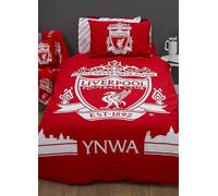 Liverpool FC Reversible Duvet Cover Set Red