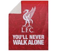 Liverpool Fc Sherpa Slogan Blanket Red (One Size)