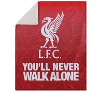 Liverpool Fc Sherpa Slogan Blanket Red (One Size)