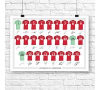 Liverpool FC Signed 2025-26 Signed Team Poster, Autographed By Full Squad, Choose Framed or Print Only (A4, Unframed)