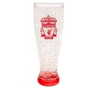 Liverpool FC Slim Freezer Pint Glass, Clear/Red, One size