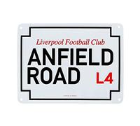 Liverpool FC Small Metal Anfield Road Sign LFC Official