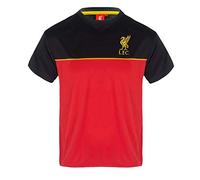Liverpool FC T-Shirt Boys Poly - Official Gift - Red Black 2-3 Years