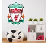 Liverpool FC Wall Sticker - Crest Wall Decal Football Art Mural (90cm Height x 60cm Width)
