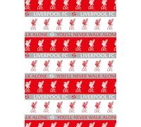 LIVERPOOL FC WRAPPING PAPER FOOTBALL ROLL WRAP 3M BIRTHDAY GIFT WRAP