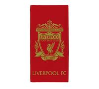 Liverpool Football Club LFC Beach Bathroom Towel Red & Gold 70x140cm 100% Cotton