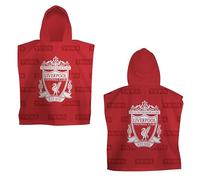 Liverpool Football Club Officially Licenced Hooded Towel Poncho | Super Soft Feel, Boots Design | Swimming Changing Robe Perfect The Home, Bath & Beach, 55 x 50 cm