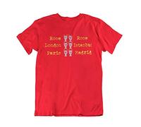 Liverpool Football T-Shirt - 6 Times European Cup Winners Champions 2019 - Choice of Mens Womens Kids