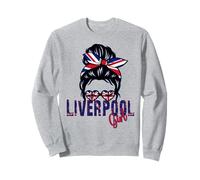 Liverpool Girl, Liverpool Girls, British Flag Women's Sweatshirt