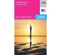 Landranger 108 Liverpool, Southport & Wigan Map With Digital Version, Pink One Size