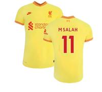 Liverpool Men's 2021 - 2022 3Rd Shirt - M.Salah 11 in Yellow | Size: Medium Liverpool Yellow M