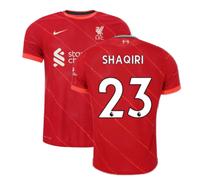 Liverpool Men's 2021 - 2022 Vapor Home Shirt - Shaqiri 23 in Red | Size: Medium Liverpool Red M