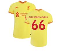 Liverpool Men's Mens 2021 - 2022 3Rd Shirt - Alexander Arnold 66 in Yellow | Size: Medium Liverpool Yellow M