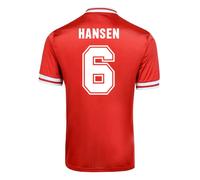 Liverpool Men's Mens Score Draw 1982 Home Shirt - Hansen 6 in Red | Size: Large Liverpool Red L