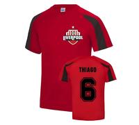 Liverpool Men's Mens Thiago Sports Training Jersey in Red | Size: Small Liverpool Red S