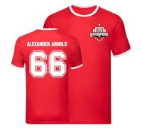 Liverpool Men's Trent Alexander - Arnold Ringer Tee in Red | Size: 2XL Liverpool Red 2XL