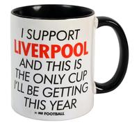 Liverpool Mug - Funny Comedy Cup I Support Liverpool and This is only Cup Football Mug - Merchandise Gift for Fan, Ceramic, 250ml