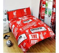 Liverpool Patch Single Duvet Cover (Duvet 135cm x 200cm) (1 x Pillow Case 50cm x 75cm) - One Size