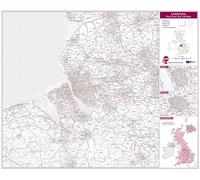 Liverpool Postcode Sector Map (Laminated)