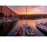 Liverpool Royal Albert Dock DIY 5D Diamond Painting by Number Unique Kits Home Wall Decor 40x50cm
