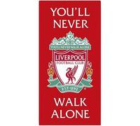 Liverpool Single Duvet Set Reversible Red Football Club Bedding with Pillowcase (LIVERPOOL TOWEL)
